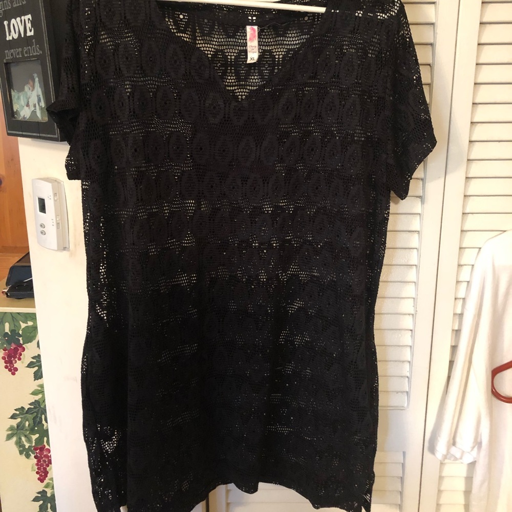 Black Mesh Pool Cover up